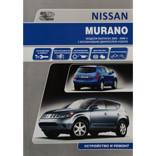 Nissan Murano. Посібник з ремонту й експлуатації. Книга