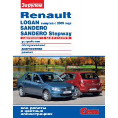 Renault Logan / Sandero, Sandero Stepway. Посібник з ремонту й експлуатації. Книга