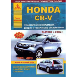 Honda CR-V. Інструкція з ремонту й експлуатації. Арго Honda CR-V. Інструкція з ремонту й експлуатації. Арго