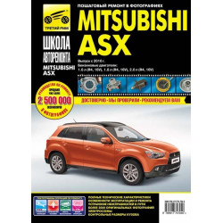 Mitsubishi ASX. Посібник з ремонту й експлуатації. Книга