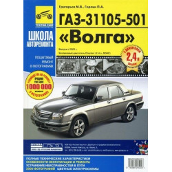 «Волга» ГАЗ-31105-501. Посібник з ремонту й експлуатації. Книга