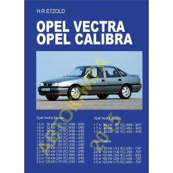 Opel Vectra / Calibra. Посібник з ремонту й експлуатації. Книга.