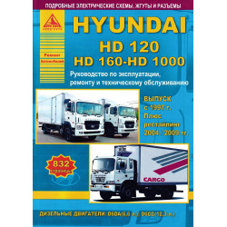 Hyundai HD 120, Hyundai HD 160 - 1000. Посібник з ремонту та експлуатації. Книга