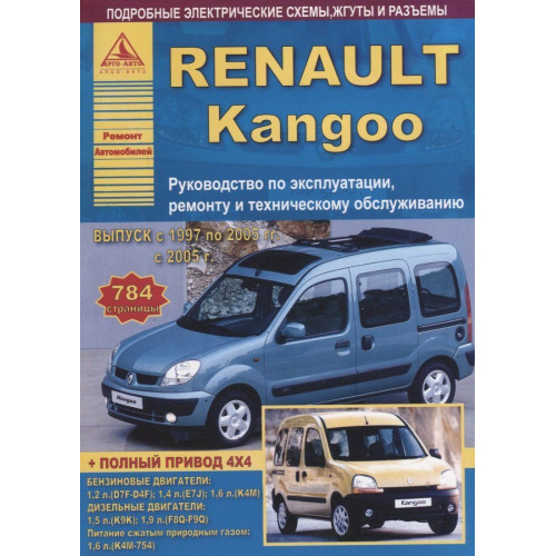 Renault Kangoo. Посібник з ремонту й експлуатації. Книга