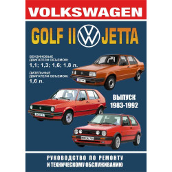 Volkswagen Golf II / Jetta. Посібник з ремонту та техобслуговування. Книга
