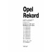 Opel Rekord. Посібник з ремонту й експлуатації. Книга