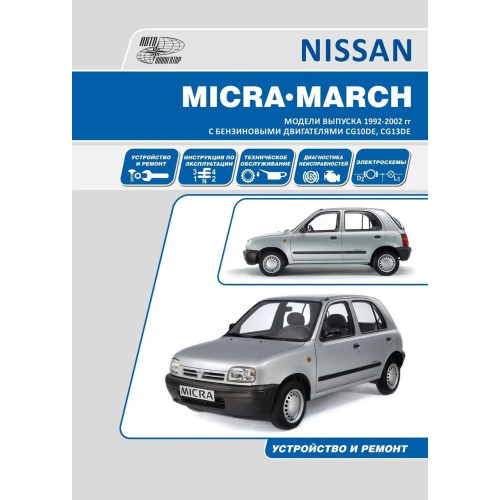 Nissan Micra, March. Посібник з ремонту й експлуатації. Книга