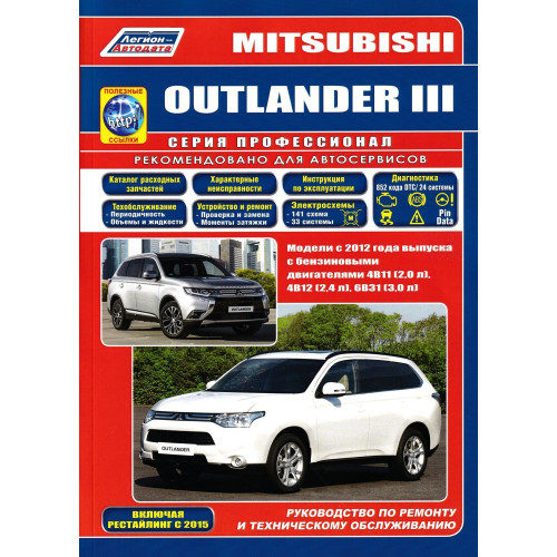 Mitsubishi Outlander III. Посібник з ремонту й експлуатації. Книга