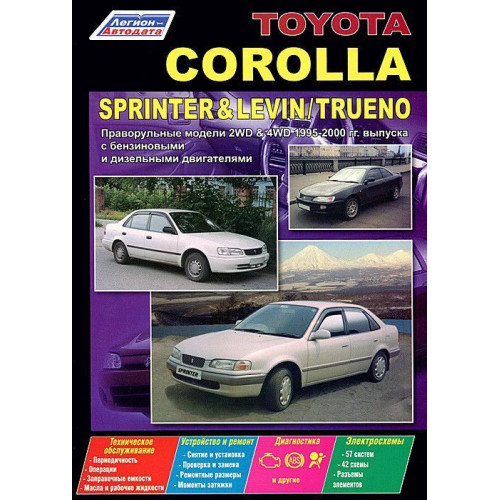 Toyota Corolla. Посібник з ремонту й експлуатації. Книга
