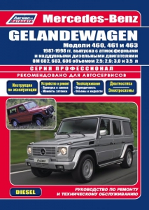 ����������� �� ������� GELANDEWAGEN 460, 461 � 463 � 1987-1998 �. ����� ������������