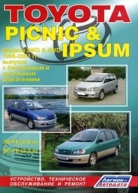 TOYOTA Picnic, Ipsum, � 1996 �� 2001 �., ������ / ������