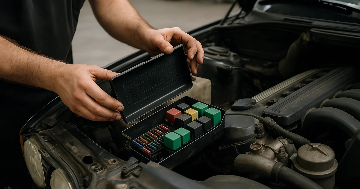 BMW E34 предохранники і реле