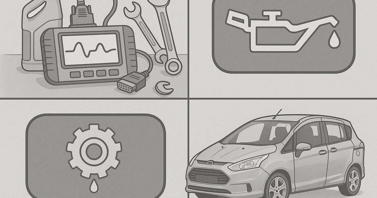 обслуживание Ford B-Max - иллюстрация в тексте 1