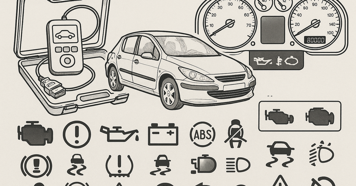 ����������� ������ ��������� �� ���������� Peugeot 307.