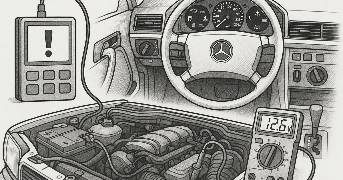 Mercedes 126 не заводится - иллюстрация в тексте 1