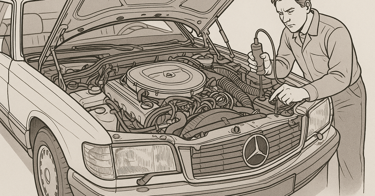 Mercedes 126 не заводится - иллюстрация в тексте 2