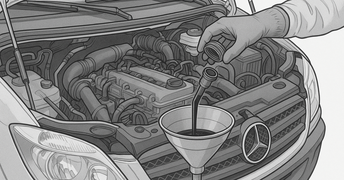 замена масла Mercedes Sprinter - иллюстрация в тексте 2