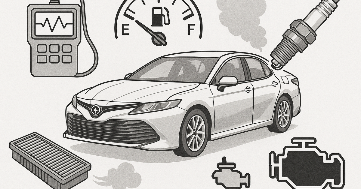 расход топлива Toyota Camry - иллюстрация в тексте 1